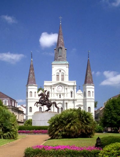 The beautiful Saint Louis Cathedral.